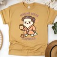 thumbnail image 1 of Haunt Mess Express Ghost T-Shirt | Funny Unisex Spooky Outfit, Gold, Size 2XL, 1 of 6