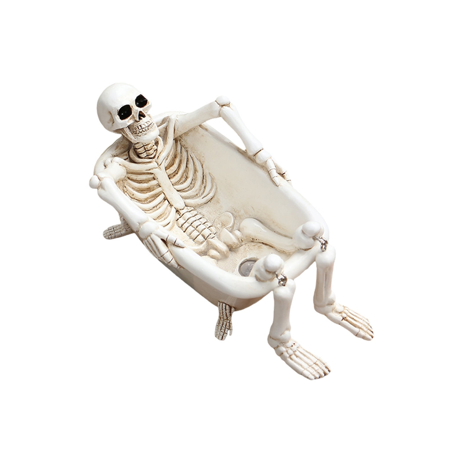 Haunted Bathtubs Skeleton Statue Weatherproofed Resin Art Indoor ...