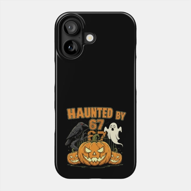 Haunted By 67 Funny creepy Halloween Meme Tough Case for iPhone 11-17 ...