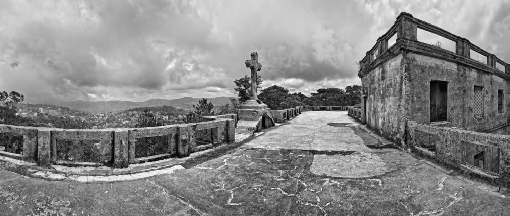 Haunted Diplomat Hotel Baguio City Philippines Canvas Art - Panoramic Images (9 x 27)