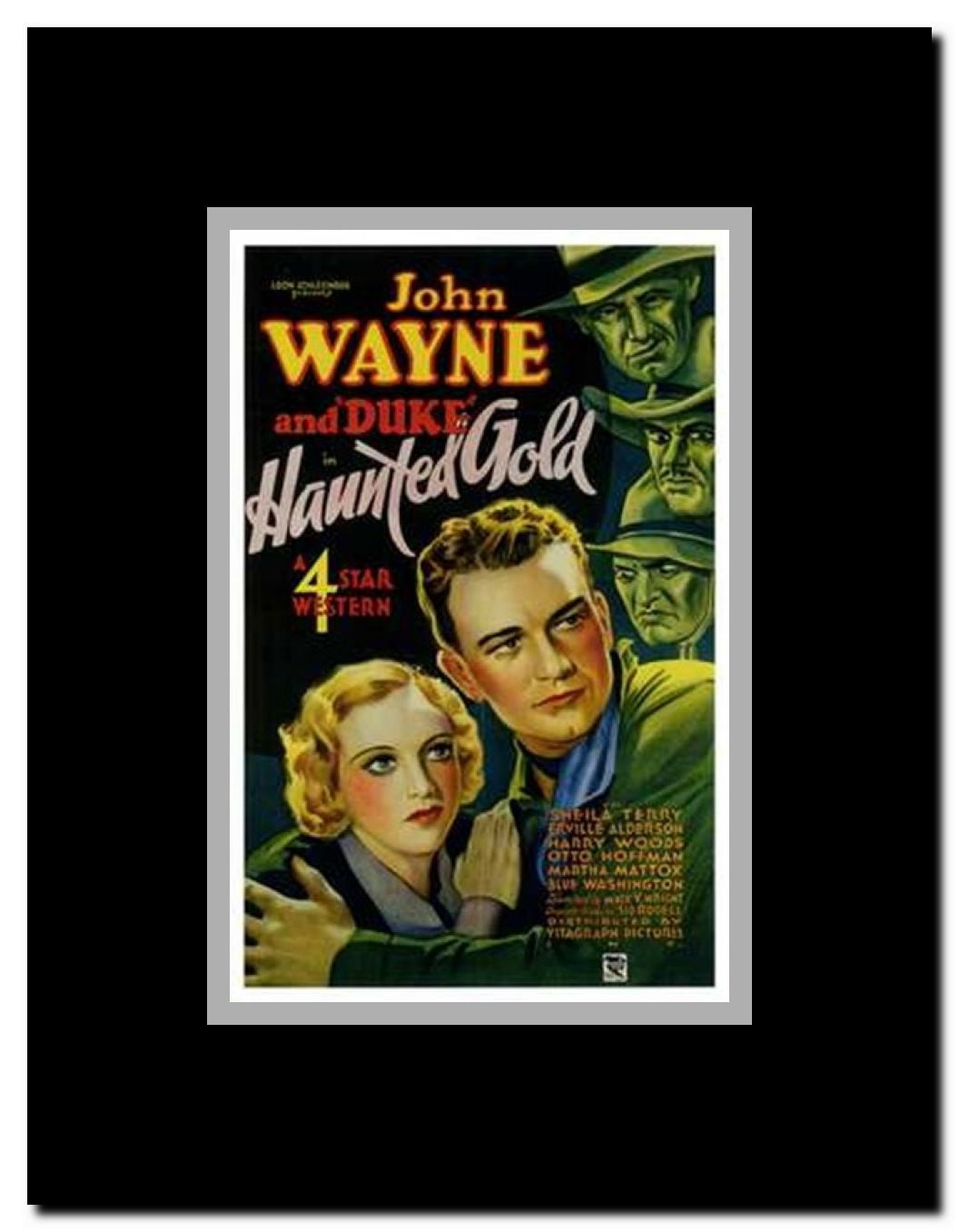 Haunted Gold Framed Movie Poster