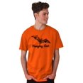 thumbnail image 1 of Haunted Halloween Bat Hanging Out Plus Size Crewneck Graphic Tee Shirt Brisco Brands 3X, 1 of 5