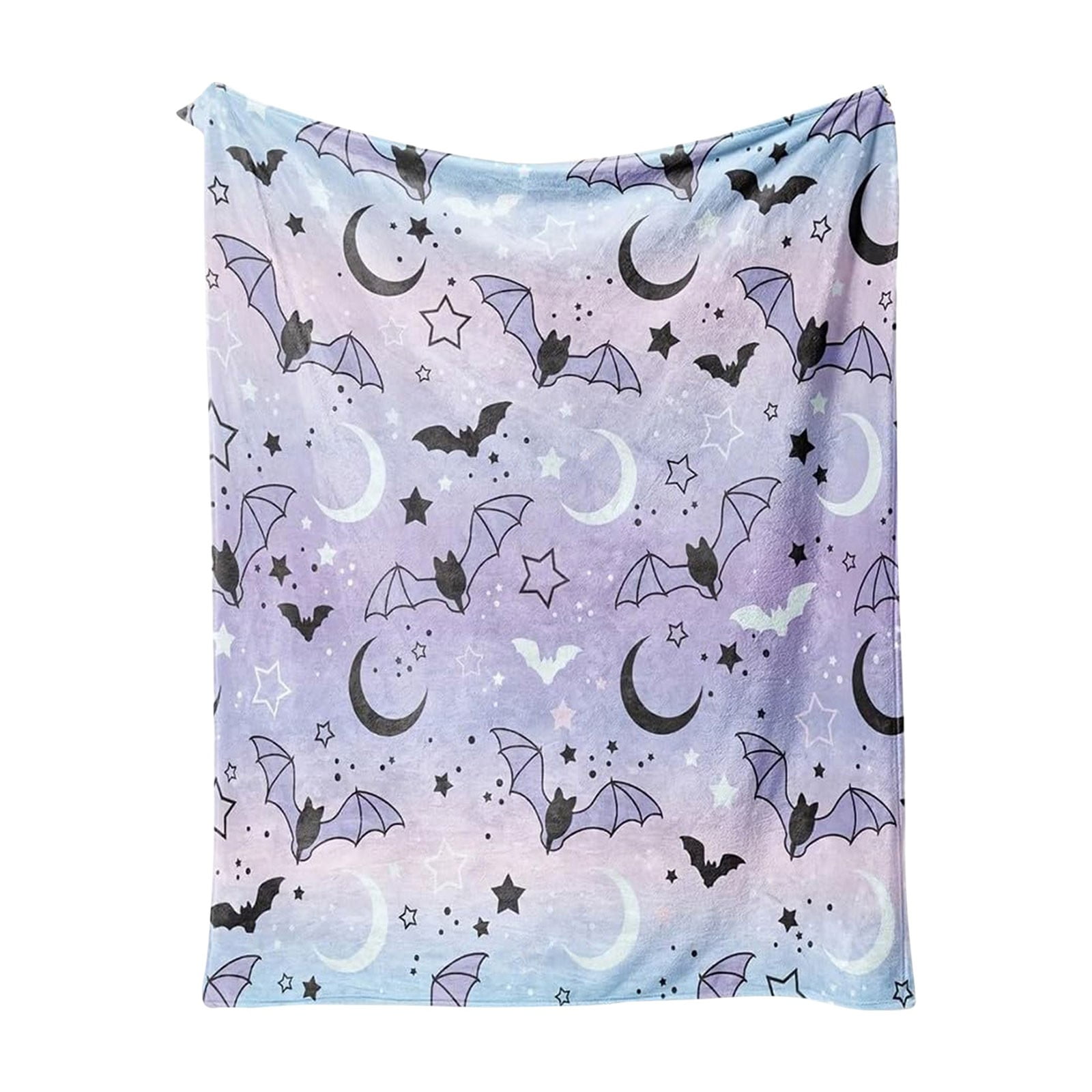 Haunted Halloween Fleece Throw Blanket Spider s Witch's Hat Black