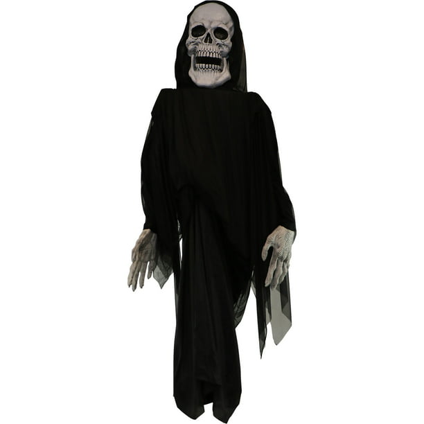 Haunted Hill Farm 10.33-ft. Standing Reaper, Indoor/Covered Outdoor ...