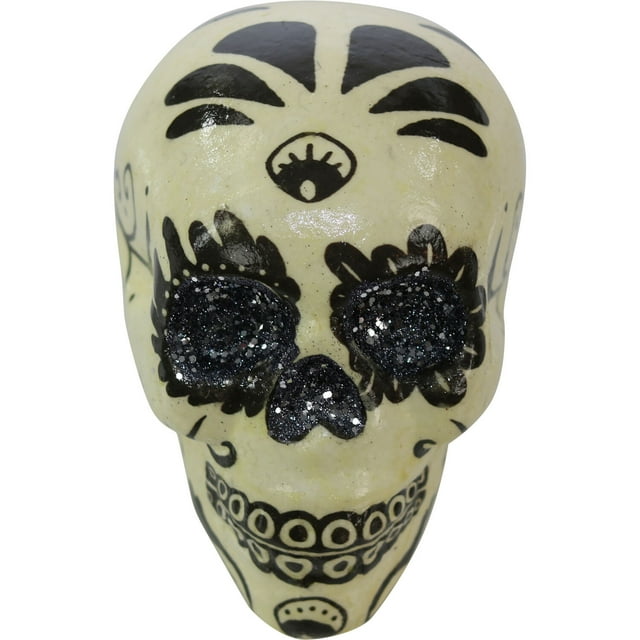 Haunted Hill Farm 5.5 in. Day of the Dead Sugar Skull | Decorative ...