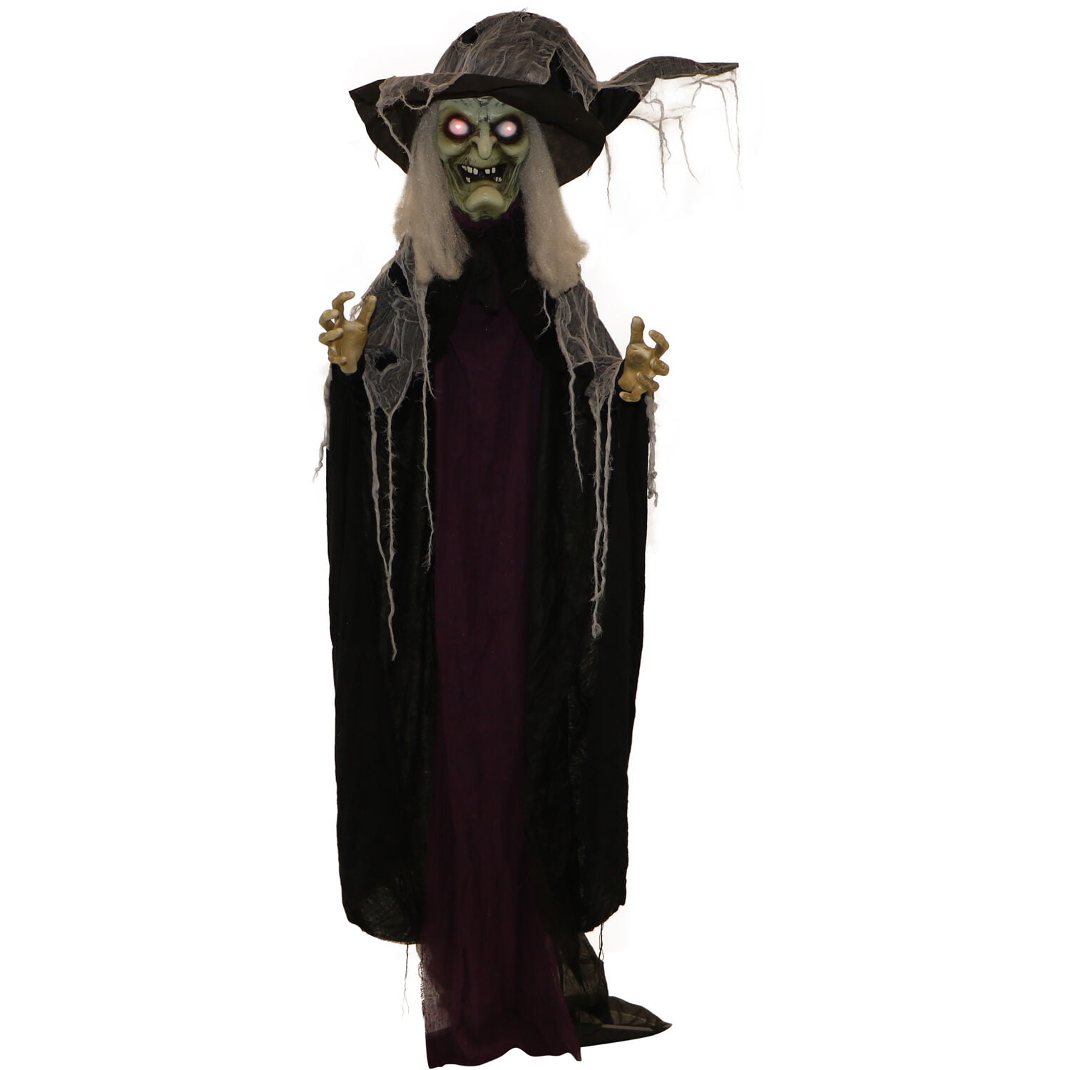 Image of Halloween Poseable Talking Witch