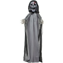5' Animated Spell Casting Witch with Lights & Sound Halloween ...