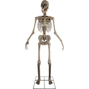 Haunted Hill Farm 8-Ft. Tall Motion-Activated Towering Skeleton, Premium Talking Halloween Animatronic, Plug-In