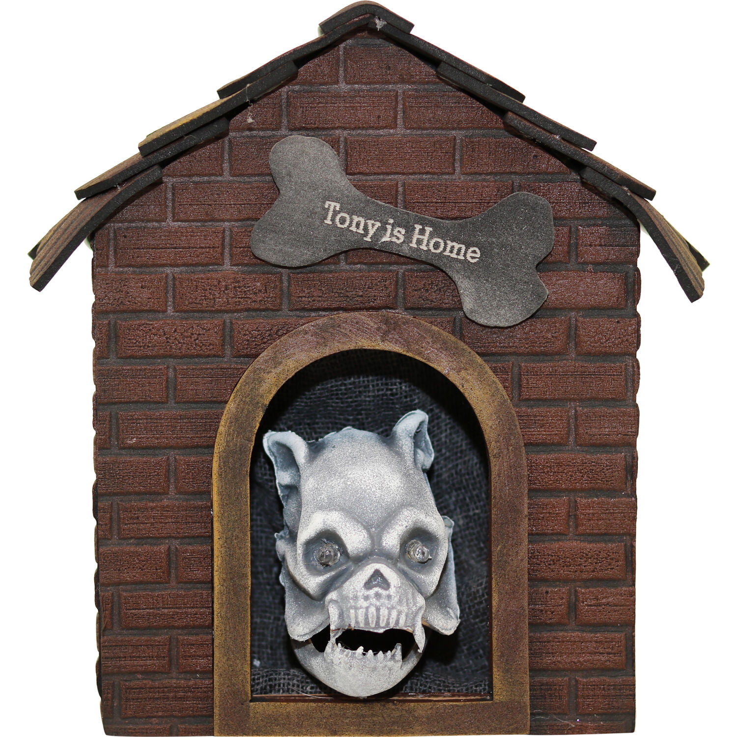 Haunted Hill Farm 9-in. Animatronic Dog, Indoor/Covered Outdoor ...
