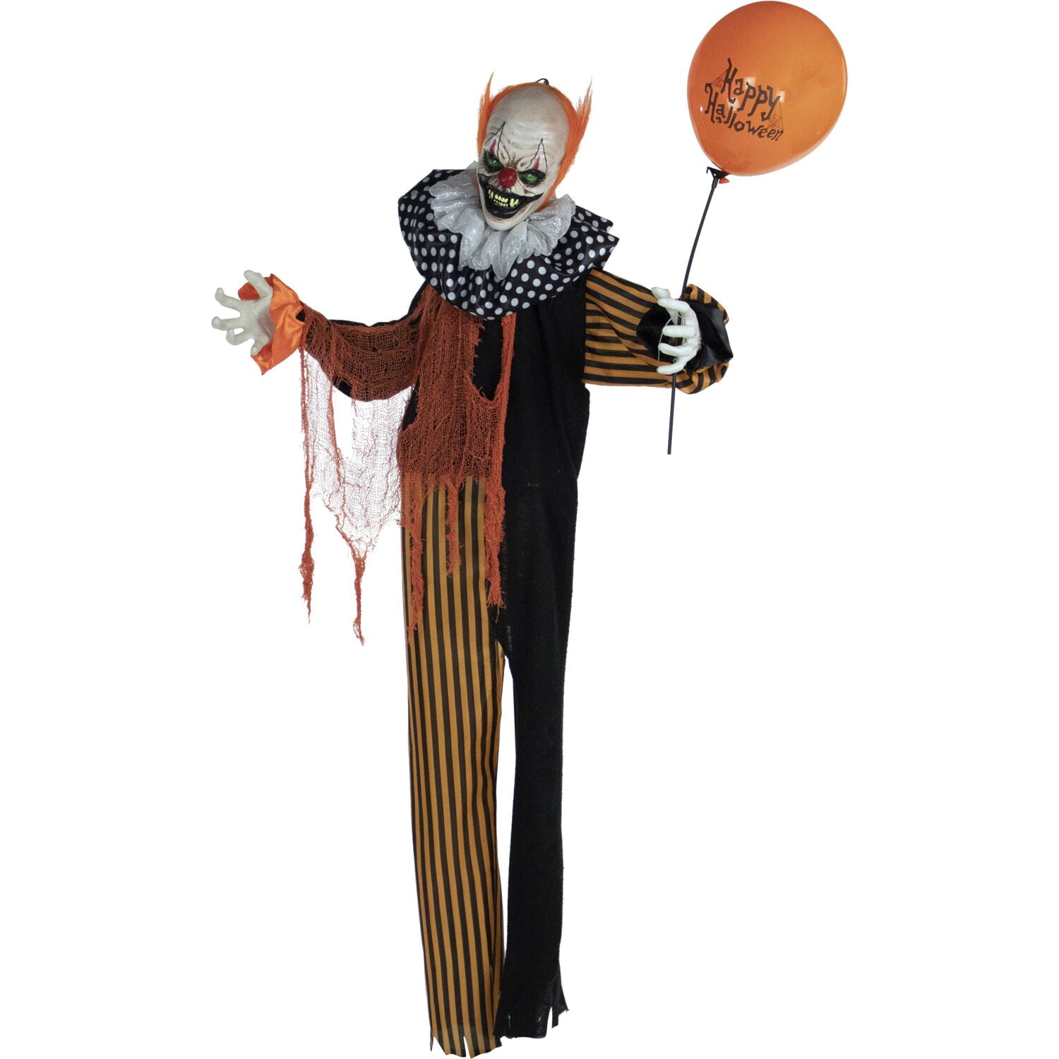 Pyro Life-Size Animatronic Clown with Flashing Red Eyes