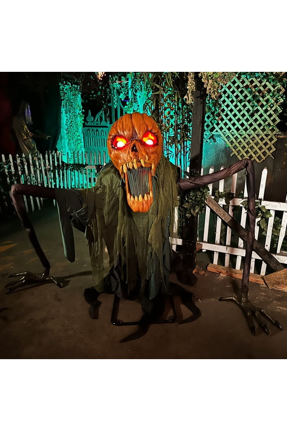 7.3 ft. Scary Groundbreaking Jack Halloween Animatronic by Tekky, HHGROUNDJACK-1FLSA