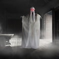 thumbnail image 1 of Haunted Hill Farm 6.5 Ft Life-Size Animatronic Bride Indoor/Outdoor Halloween Decoration, Multicolor, HHLADY-2FLSA, 1 of 13