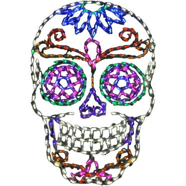 Haunted Hill Farm Modern Halloween Hanging Decoration, FFHELED042-SKL0-MLT
