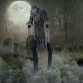 thumbnail image 1 of Haunted Hill Farm 7 ft Tall Motion-Activated Towering Werewolf, Premium Halloween Animatronic, Plug-In, HHTWRWOLF-1FLSA, 1 of 17
