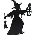 thumbnail image 1 of Haunted Hill Farm Witch Iron Halloween Silhouette Yard or Wall Décor, 1 of 11