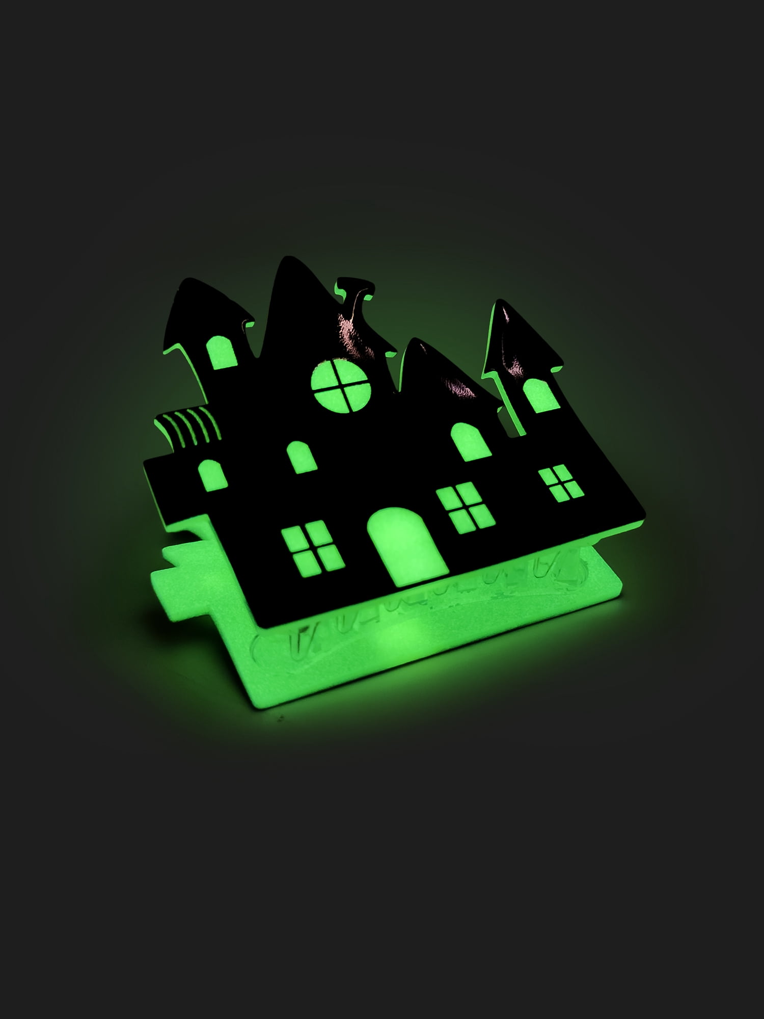 Way To Celebrate Haunted House Acrylic Hair Claw, Black