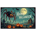 thumbnail image 1 of Haunted House Banner Spider Halloween Banner Scary Pumpkin Design for Halloween Decoration Spooky Party Event, 1 of 9