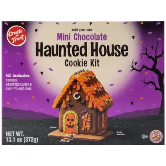 Haunted House Chocolate Cookie Kit 372G