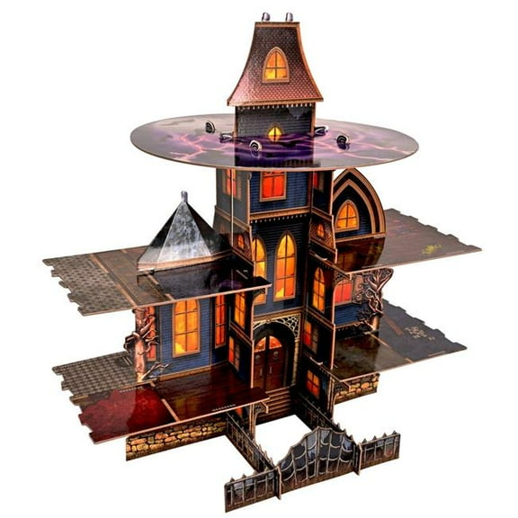 Beistle 493 Haunted House Cupcake Stand for Party Supplies & Decorations