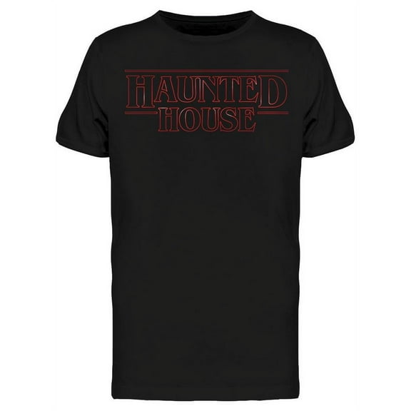 Haunted House Graphic T-Shirt Men -Image by Shutterstock, Male Medium