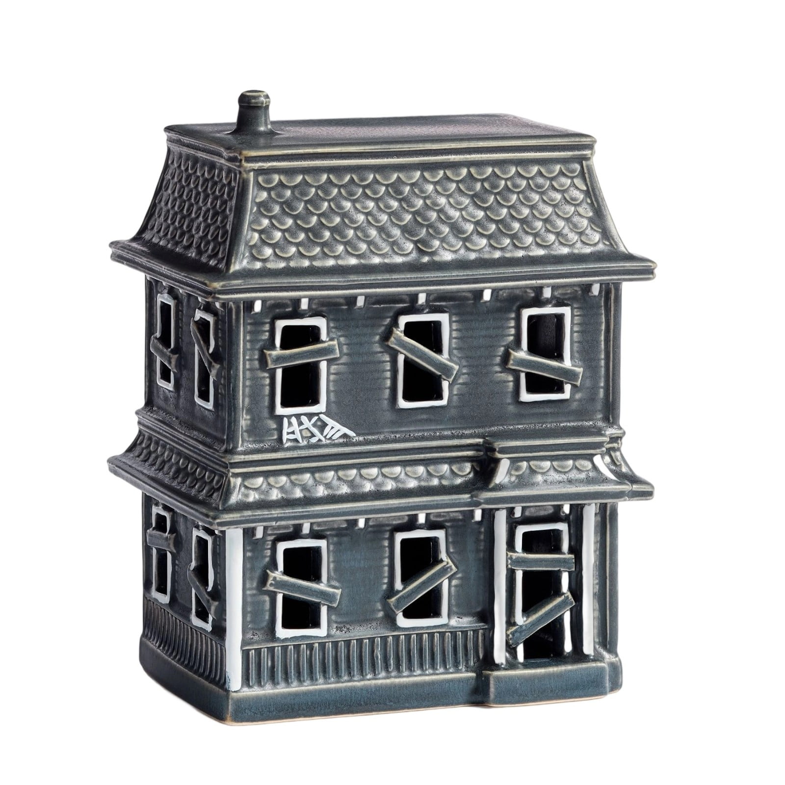 Haunted House Lidded Candy Bowl Candy Boxes for Gifts Spiderweb Accent ...