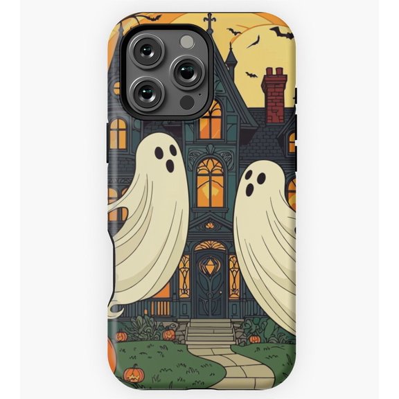 Haunted House Phantom Park Art GA3979 Phone Case for iPhone 11 to 17 Pro Max