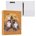 thumbnail image 1 of Haunted Houses and Ghosts 3 Ring Hardcover Binders 1.5in Round Rings for Letter-Size Folder Paper Organizer Pockets for Office Student Recipe, 1 of 9