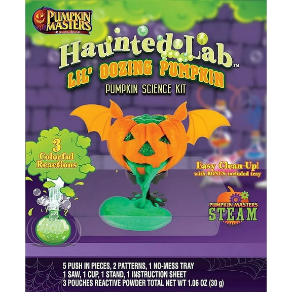 Haunted Lab LiL' Oozing Pumpkin, Pumpkin Science Kit