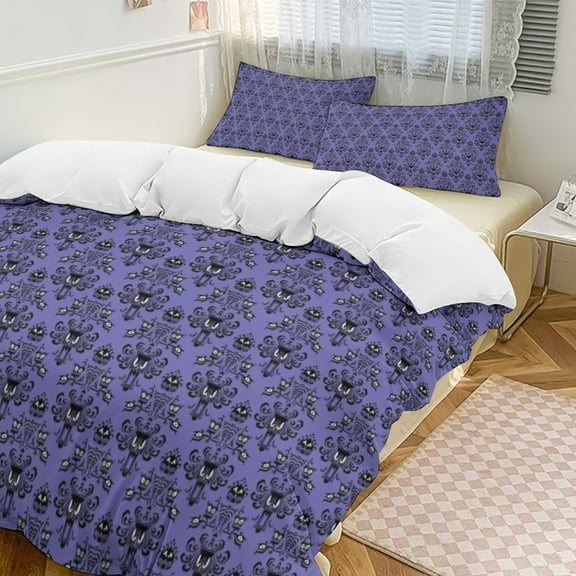Haunted Mansion Duvet Cover Set Bedding Set Polyester Quilt Cover for Bedroom Decoration