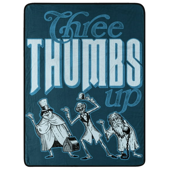 Haunted Mansion Hitchhikers Super Plush Throw Blanket 46" x 60" (117cm x 152cm)