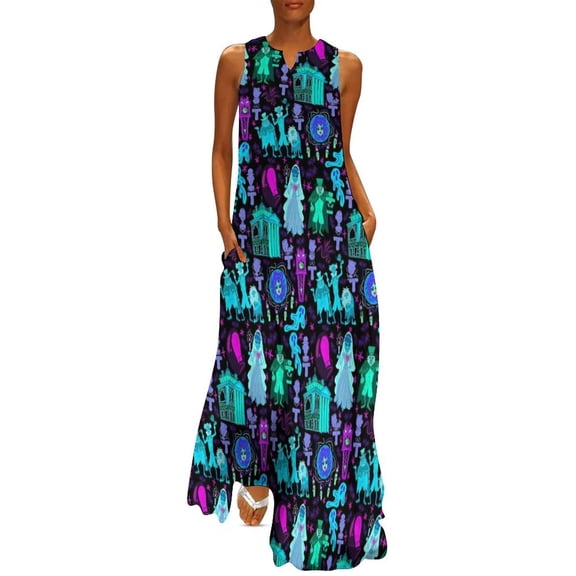 Haunted Mansion Long Dress Dress for Women Women's Luxury Party Dress