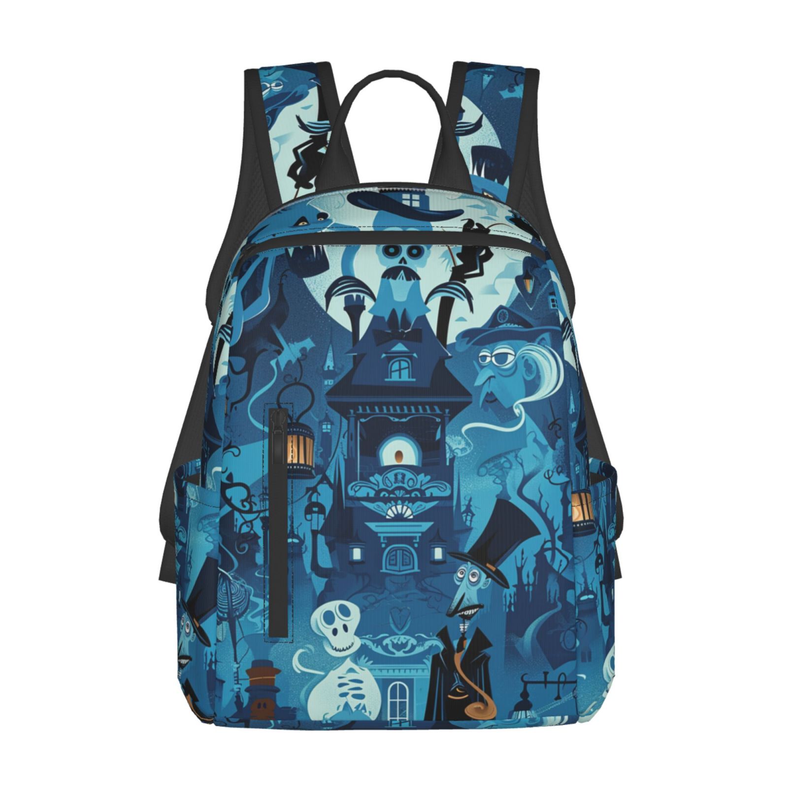 Haunted Backpack Haunted Mansion Movie Backpack Unisex Daypack Adjustable Lightweight ...