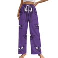 thumbnail image 1 of Haunted Mansion Pajamas For Women Loose Retro Night Pajama Pants Comfortable Sleepwear Bottoms Homewear, 1 of 6