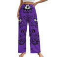 thumbnail image 1 of Haunted Mansion Pajamas For Women Loose Retro Night Pajama Pants Comfortable Sleepwear Bottoms Homewear, 1 of 6