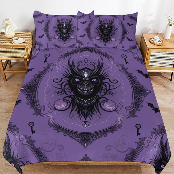 Haunted Mansion Quilt Cover 3pcs Set Home Textiles Duvet Cover Set Pillowcases Soft Comfortable Bedding Set Twin
