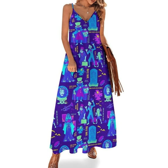 Haunted Mansion Sleeveless Dress Summer Dress Women Clothing 2025 New Arrivals Dress