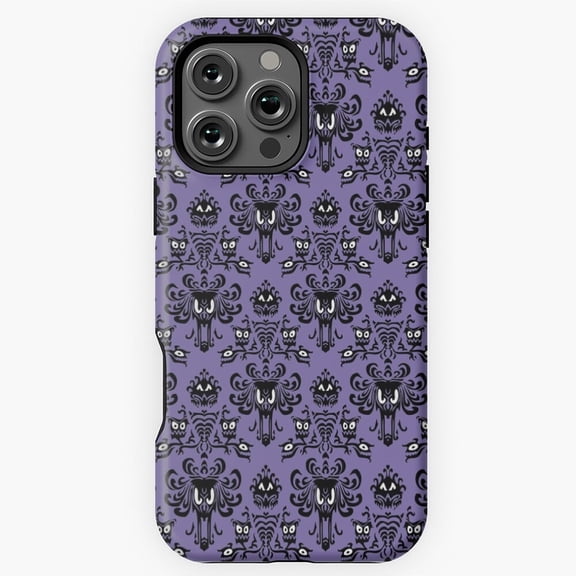 Haunted Mansion Wallpaper H677Protective Case for iPhone 17 16 15 14 13 12 11 Pro Max – Modern Unisex Style