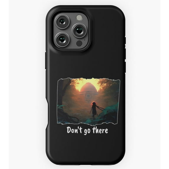 Haunted Mound Typography Art 13 GA3997 Phone Case for iPhone 11 to 17 Pro Max