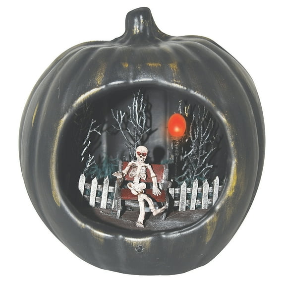 Haunted Scene In Pumpkin