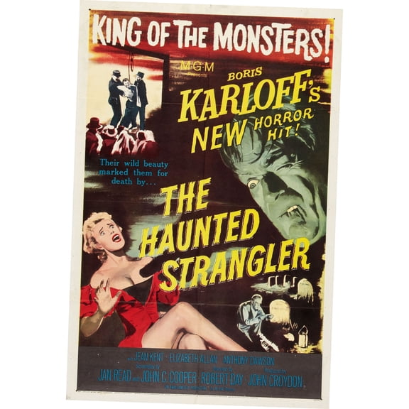 Haunted Strangler Movie poster Metal Sign 8inx 12in Print on Metal 8x12 Square Adults Best Posters