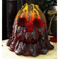 thumbnail image 1 of Haunted Volcano Lava Magma Fire Grinning Skull LED Night Light Lamp Figurine, 1 of 8