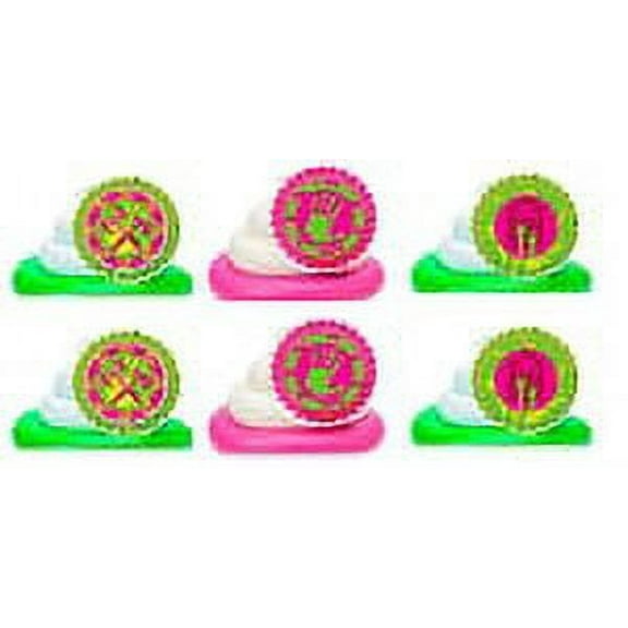 Haunted Zombie Hallowwen / Birthday Easy Toppers Cupcake Decoration Party Favor Rings -24pk