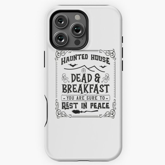 Haunted house vintage sign Phone Case for iPhone 16 15 14 13 12 11 Pro Max M5911748
