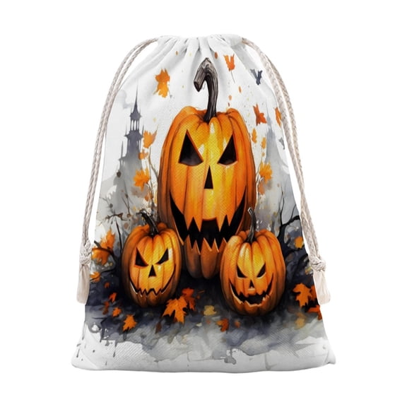 Haunted of Mansion Pattern Christmas Bunch Pocket 13.8 * 17.7 in