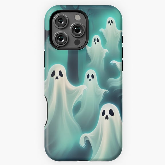 Haunted woods spooky forest art Phone Case for iPhone 16 15 14 13 12 11 Pro Max M5902965