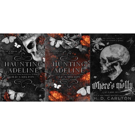 Haunting Adeline Duology & Where Is Molly? 3-Book Collection Set by H.D. Carlton (Paperback Editions)