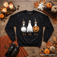 thumbnail image 1 of Haunting Honkers Goose Sweatshirt, Funny Halloween Costumes Sweater, 1 of 11