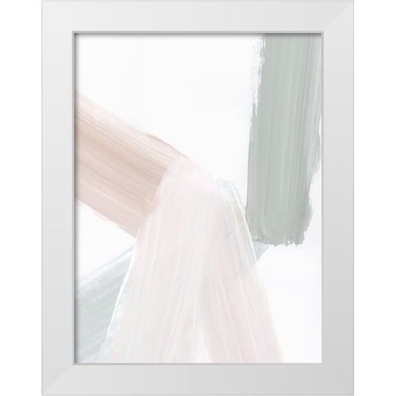 Haus, Daph 12x14 White Modern Wood Framed Museum Art Print Titled - Winter Embrace I