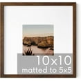 thumbnail image 1 of Haus and Hues 10 x 10 Picture Frame - 10x10 Wood Frame Set of 3, 10x10 Picture Frame Square Frames, Walnut Wood Frame 10x10, 10x10 Frame Poster Walnut, Square Picture Frames, 10 x 10 Frame for Photo, 1 of 6
