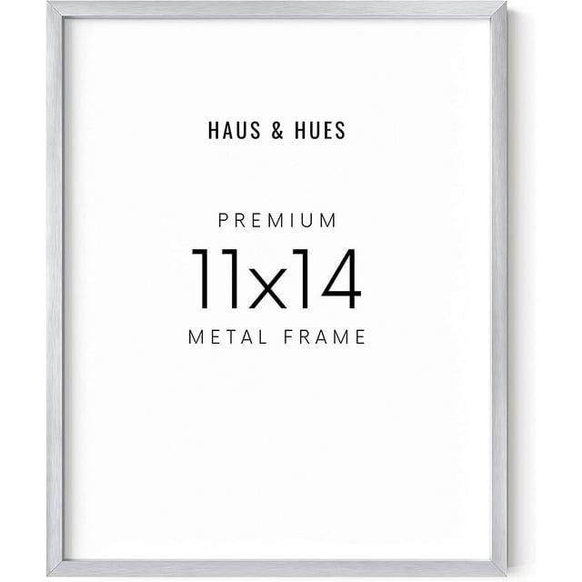 Haus and Hues 11 x 14 Silver Picture Frames Set of 1 11 x 14 Metal